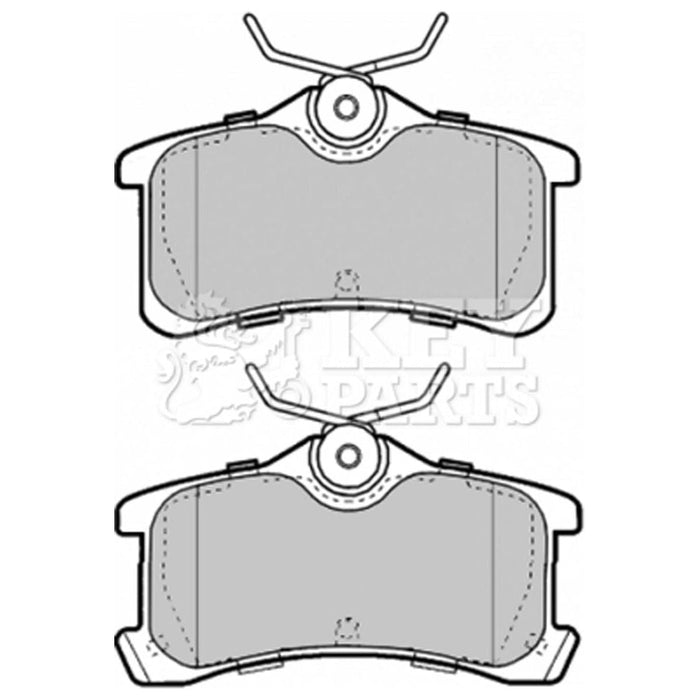 Genuine Key Parts KBP1885 Rear Brake Pads (Lucas-Girling)