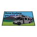 Motorhome Home Is Where You Park It Indoor Door Mat Washable 40 x 70cm C0051N Quest  - Dynamic Drive