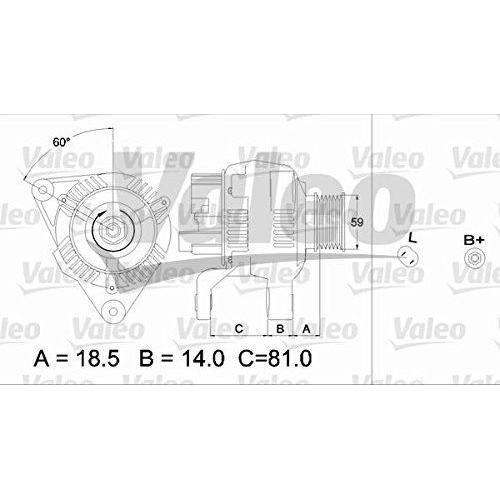 Valeo Alternator 437189 Automotive Part fits Audi Valeo  - Dynamic Drive