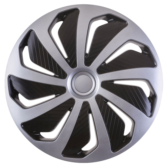 4x Wheel Trims Hub Caps 15" Covers fits Toyota Avensis Aygo Yaris Alloy Look UKB4C  - Dynamic Drive