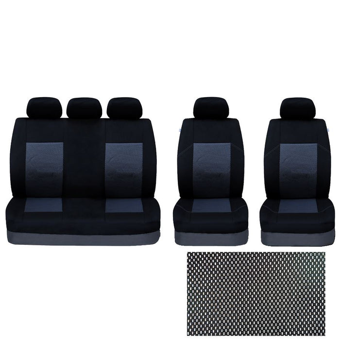 UKB4C Classic Full Set Front & Rear Car Seat Covers for Skoda Octavia All Models UKB4C  - Dynamic Drive