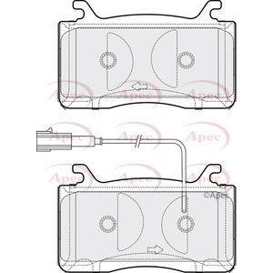 Apec Brake Pads Front Fits Alfa Romeo