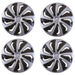 4x Wheel Trim Hub Cap 16" Cover fits Vauxhall ASTRA CORSA AGILA MERIVA Alloylook UKB4C  - Dynamic Drive