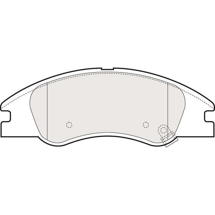 Genuine APEC Front Brake Discs & Pads Set Vented for Kia Cerato