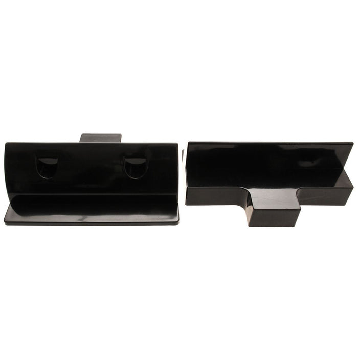 AG Pair of Black ABS Side Solar Support Mounts for Caravans & Motorhomes | Stur