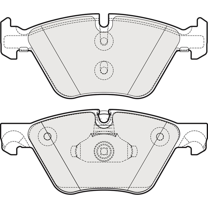 Apec Brake Pads Front Fits BMW 5 Series