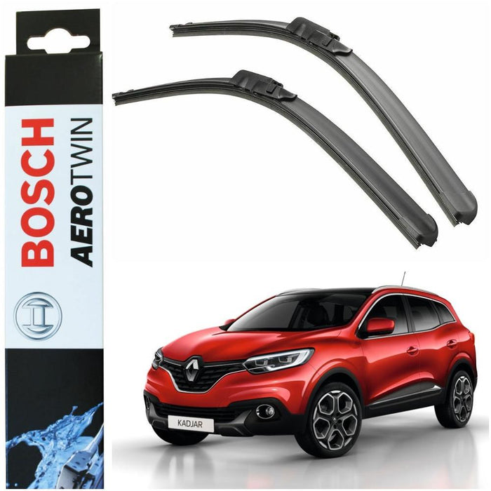 Bosch Aerotwin Front Wiper Blades Set fits Renault Kadjar 06.15> AR141S