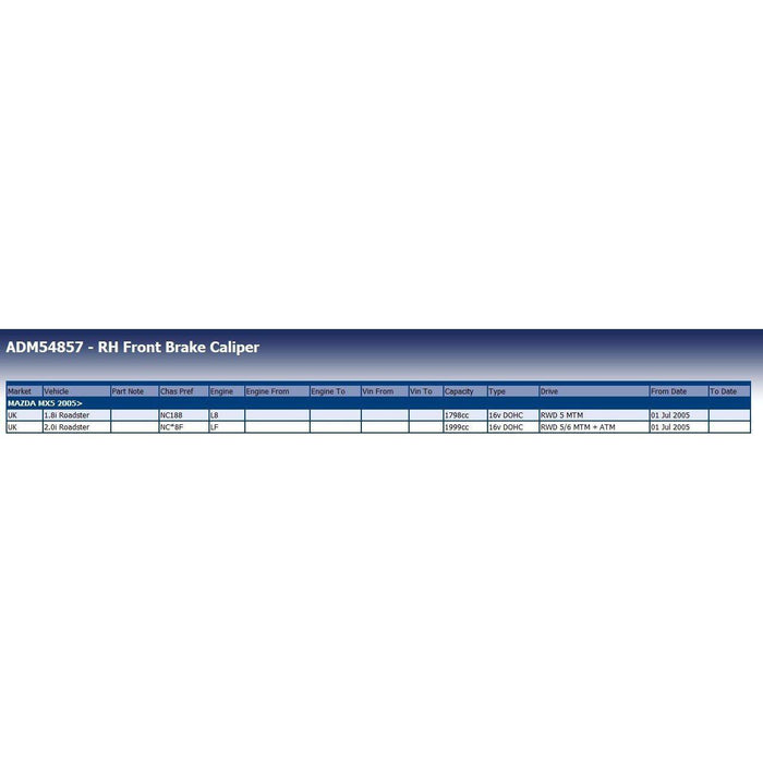 Blue Print ADM54857 Brake Caliper