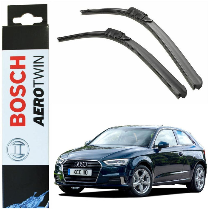 Bosch Aerotwin Front Wiper Blades Set fits Audi  A3 04.12> A864S