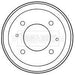 Genuine Borg & Beck Brake Drum fits Hyundai Accent 06960999 BBR7197 Borg & Beck  - Dynamic Drive