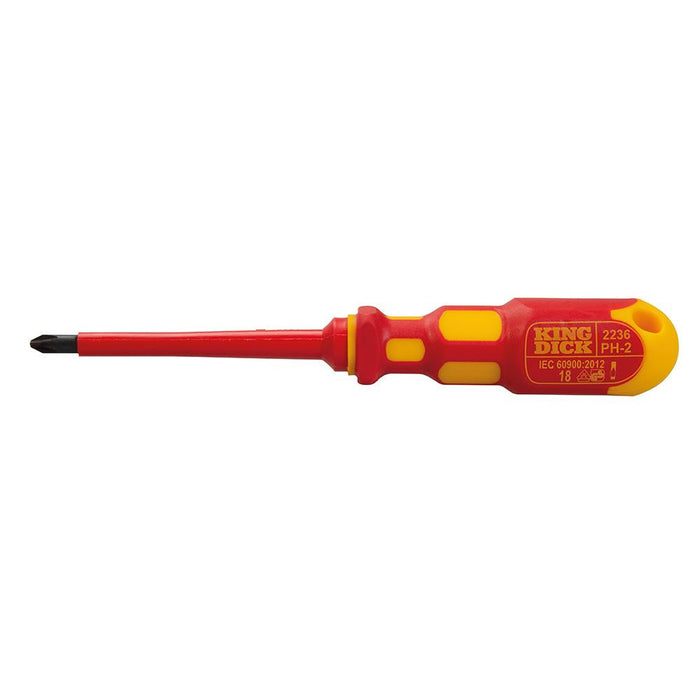 King Dick VDE Screwdriver PH 2 6 x 100mm King Dick  - Dynamic Drive