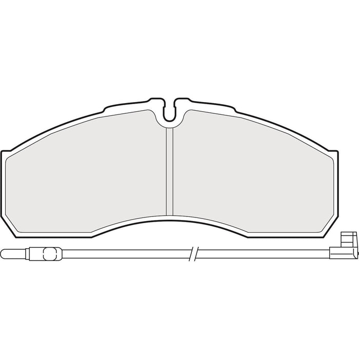 Apec Brake Pads Front Fits Iveco Daily Renault Mascott Master