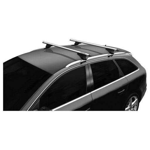 Aluminium Locking Roof Rack Cross Bars fits Ford Focus 2012-2020 III Estate Menabo  - Dynamic Drive