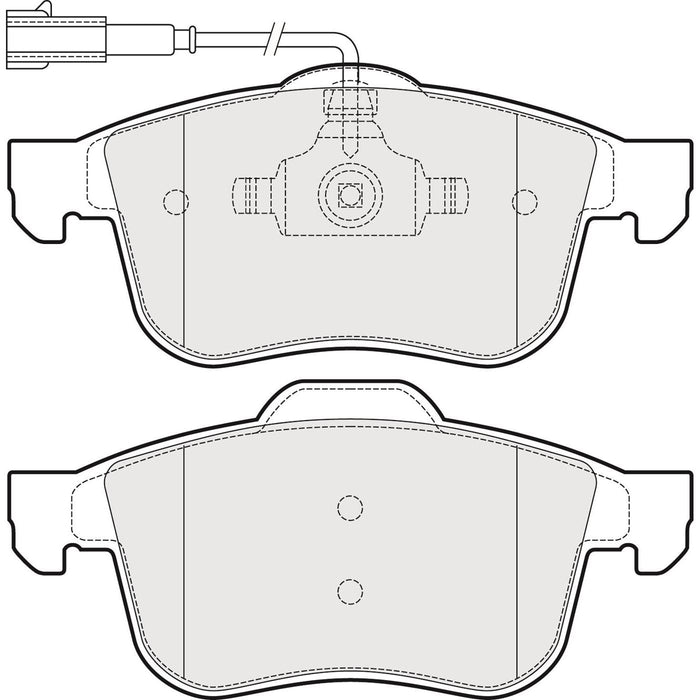 Apec Brake Pads Front Fits Alfa Romeo 159 Brera Spider