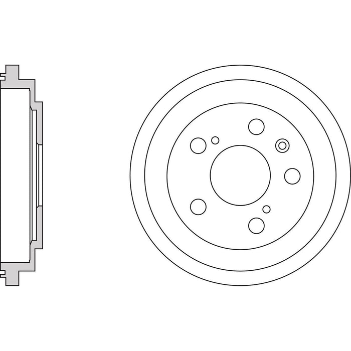 Apec Brake Drum Rear Fits Fiat Sedici Suzuki Sx4