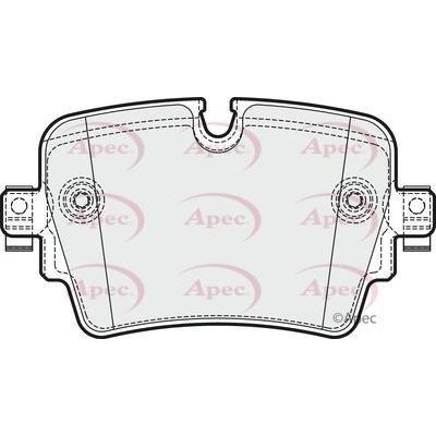 Apec Brake Pads Rear Fits Jaguar/Daimler