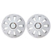 Set of 2 13" Inch White Wheel Trims / Hub Caps 13" Covers UKB4C  - Dynamic Drive