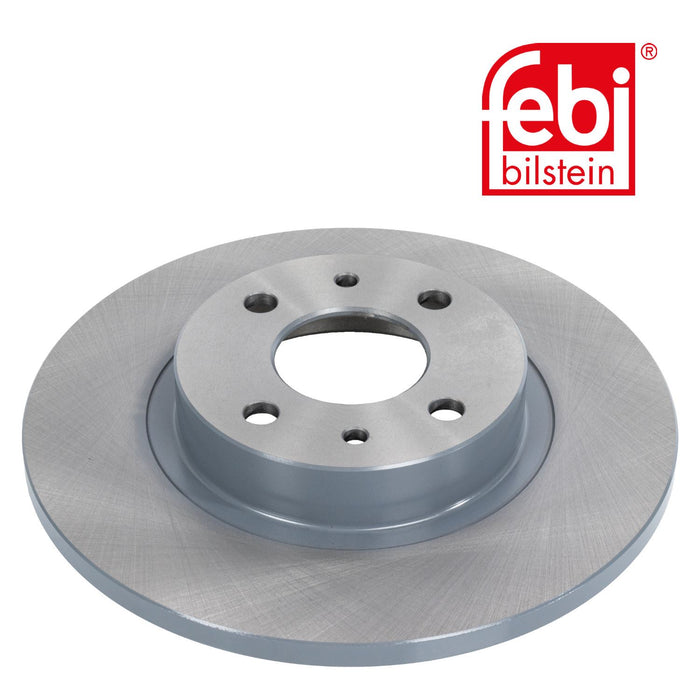 Genuine FEBI Front Brake Discs & Pads Set Solid for Fiat 500 C