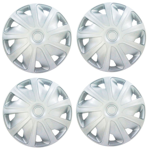 4x Silver 16" Inch Deep Dish Van Wheel Trims Hub Caps For Peugeot Expert UKB4C  - Dynamic Drive