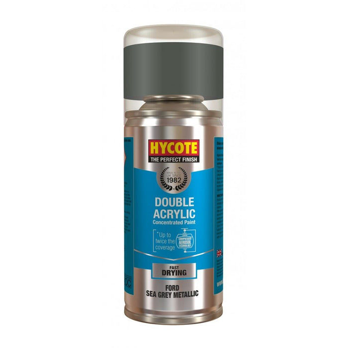 Hycote Aerosol Paint for Ford Sea Grey (Metallic) 150ml Hycote  - Dynamic Drive