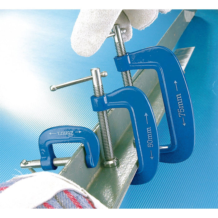 Draper C Clamp Set (3 Piece) 36779 Draper  - Dynamic Drive