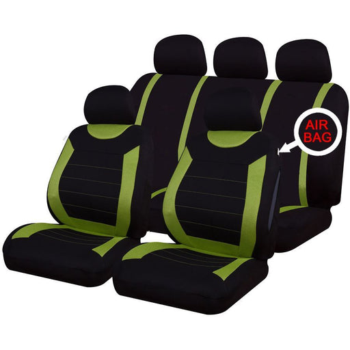 UKB4C Green Full Set Front & Rear Car Seat Covers for Mini Cooper S All Years UKB4C  - Dynamic Drive