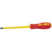 Draper VDE Approved Fully Insulated Plain Slot Screwdriver, 6.5 x 150mm (Sold Lo Draper  - Dynamic Drive