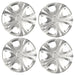 4x Wheel Trims Hub Caps 15" Cover fits fits Fiat Punto Doblo Multipla Panda 500 UKB4C  - Dynamic Drive