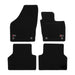 Tailored Logo Velour Carpet Floor Mats for Audi Q3 2012-Up 4PCS UKB4C  - Dynamic Drive