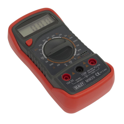 Sealey 8 Function Digital Multimeter Thermocouple AC DC Current Electricians Sealey  - Dynamic Drive