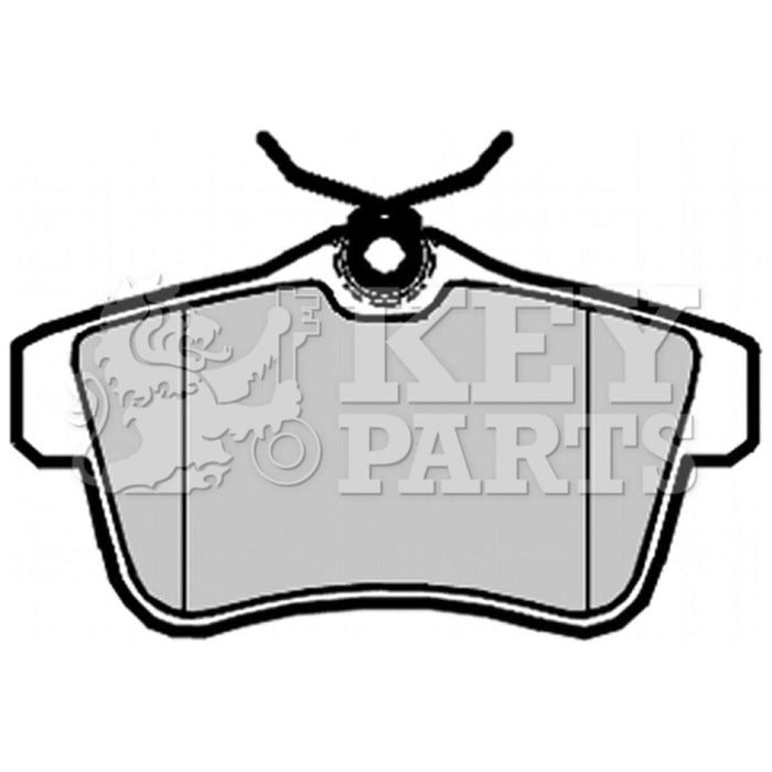 Genuine Key Parts KBP2095 Rear Brake Pads (TRW)