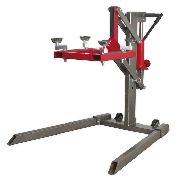 SINGLE POST MOTORCYCLE LIFT 450KG CAPACITY Sealey  - Dynamic Drive