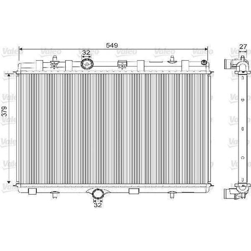 Genuine Valeo fits Radiator C2 C3 Ds3 207 208 301 2008 Valeo  - Dynamic Drive