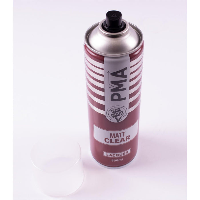 4x AUTOTEK MATT Clear Laquer Spray Acrylic Top Coat 500ml