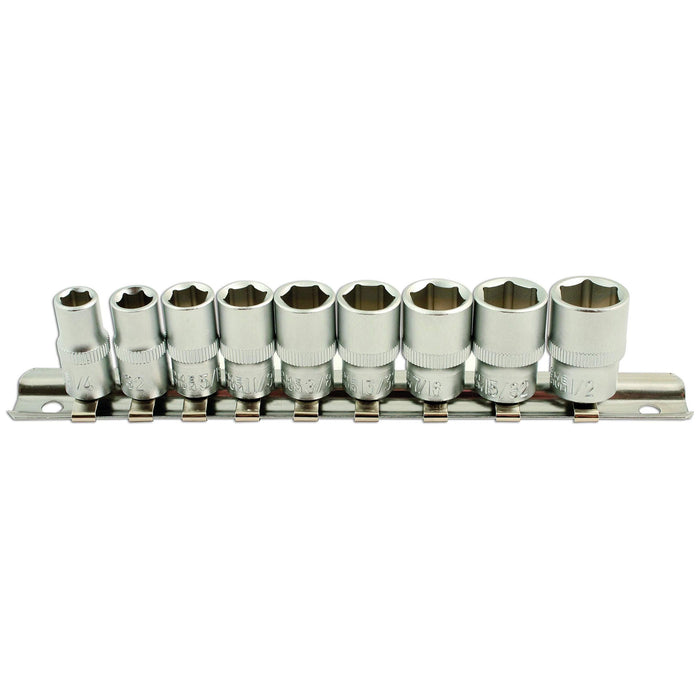 Laser AF Socket Set 1/4"D 9pc 5691