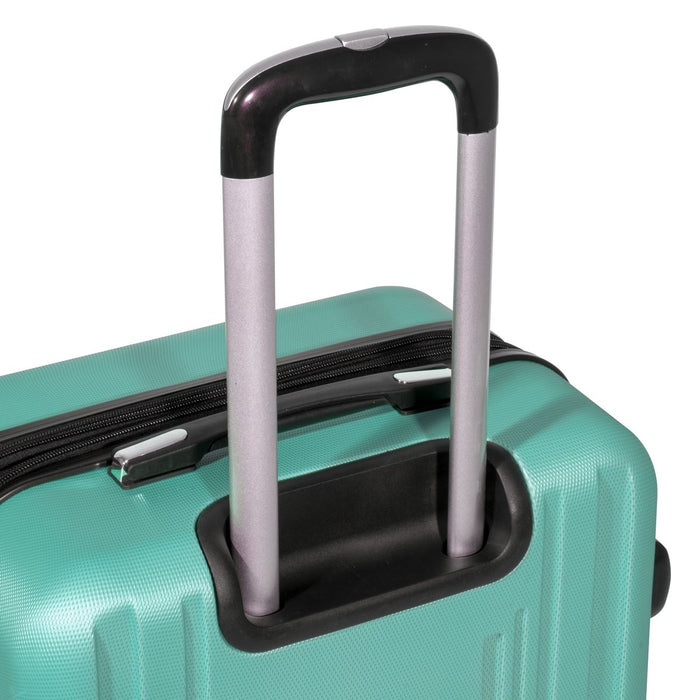 Dellonda 3-Piece Lightweight ABS Luggage Set with TSA Lock  Teal