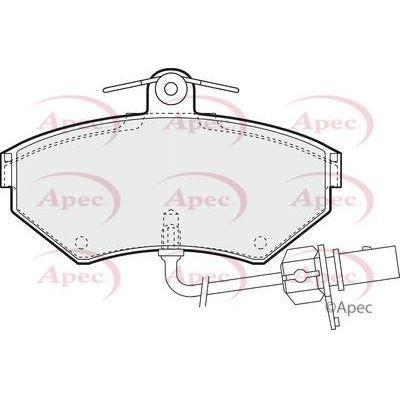 Apec Brake Pads Front Fits Audi A4 VW Passat