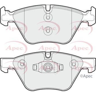 Apec Brake Pads Front Fits BMW 1 Series 3 Apec  - Dynamic Drive