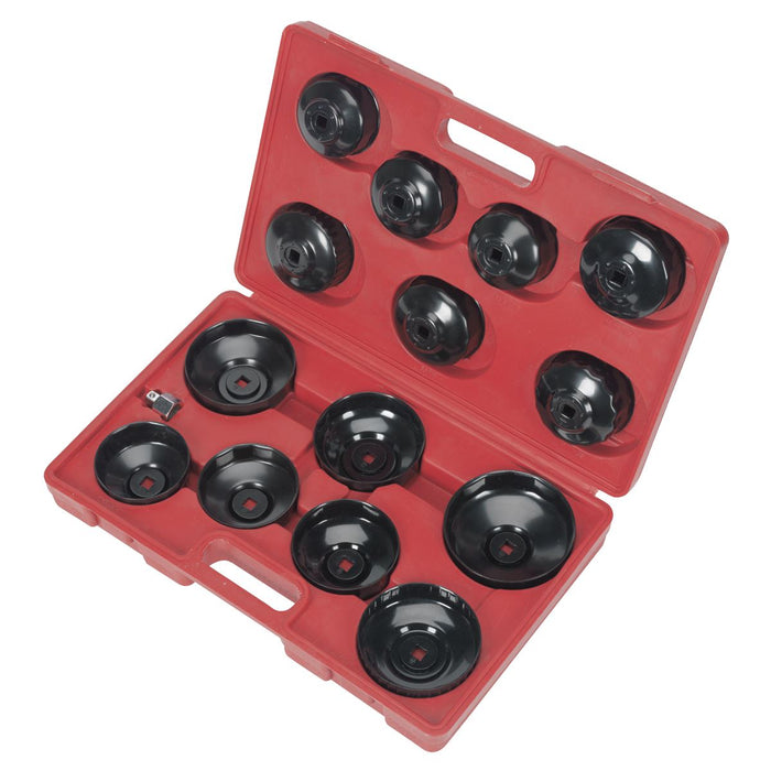 Sealey Oil Filter Cap Wrench Set 15pc VS7003