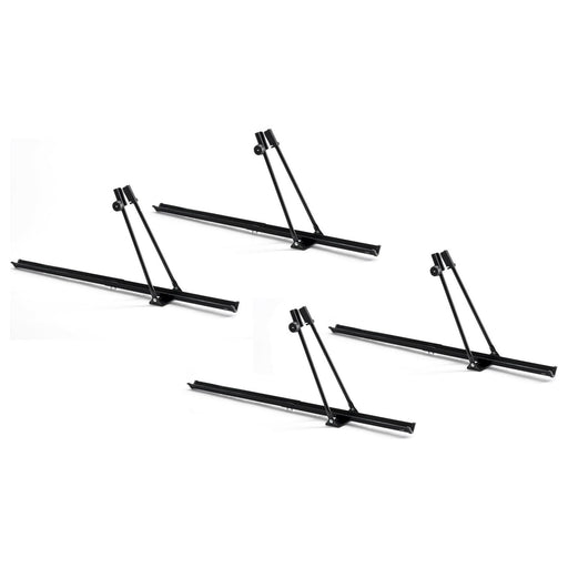 4x Car Roof Mounted Rack Bar Mounted Bike Cycle Carrier Upright Bike Carrier UKB4C  - Dynamic Drive