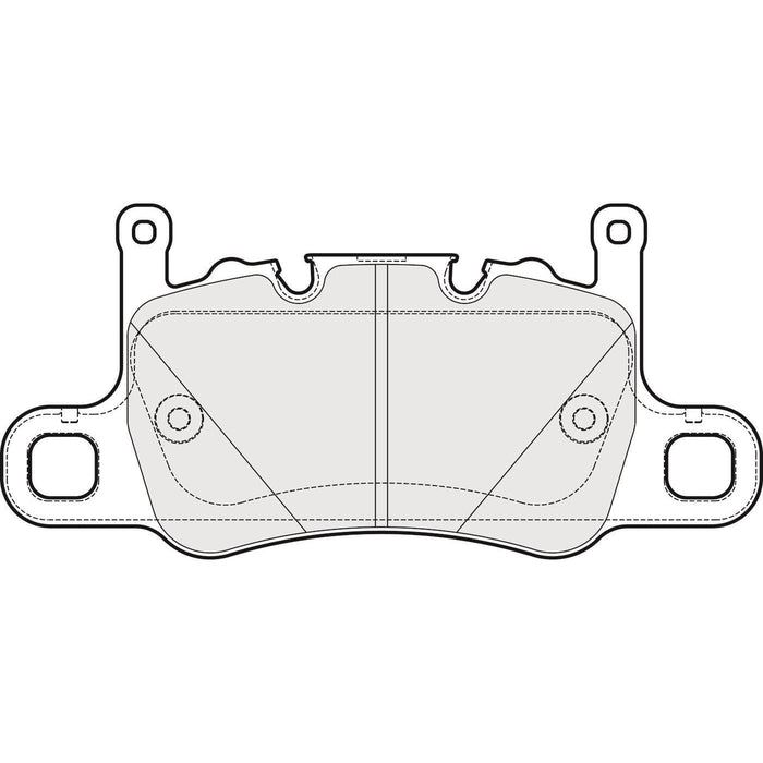 Apec Brake Pads Rear Fits Porsche 911 Cayman