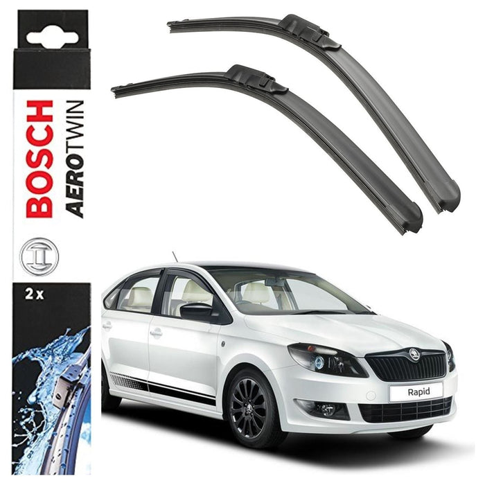 Bosch Aerotwin Front Wiper Blades Set Skoda Rapid 07.12> A556S