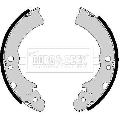 Genuine Borg & Beck Brake Shoes fits Nissan Sunny 8691 BBS6168