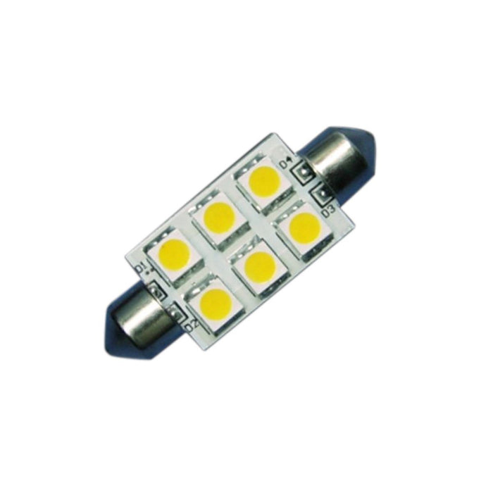 6 LED Festoon Bulb 42mm for Navigation Lights Warm White Aten Lighting  - Dynamic Drive