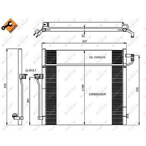 NRF Condenser 350080