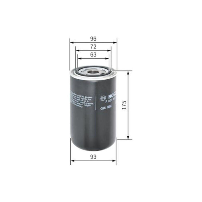 Genuine Bosch Cv Oil Filter P7113 (Hgv) F026407113