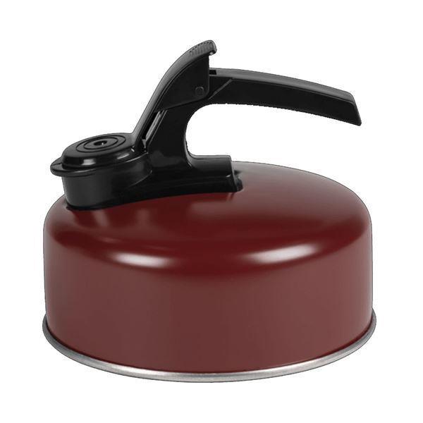 Kampa Billy Whistling Camping Kettle Lightweight 1L Red Ember Kampa  - Dynamic Drive