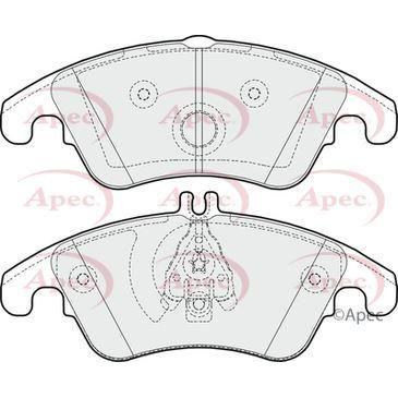 Apec Brake Pads Front Fits Mercedes C Class Cls E Slc Slk Apec  - Dynamic Drive