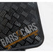 Black Checker Style Shiny Car Rubber Floor Mats Set Vectra Zafira Tigra UKB4C  - Dynamic Drive