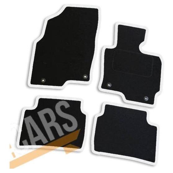 Tailored White Trim Carpet Mats for Mazda Cx5 12-> + Clips 2012 UKB4C  - Dynamic Drive